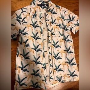 Camel button up Janie and  jack